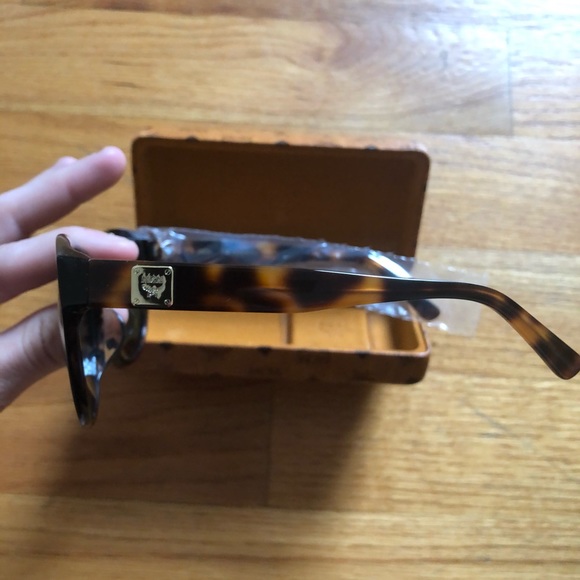MCM 57 mm square sunglasses in tortoise main image 6